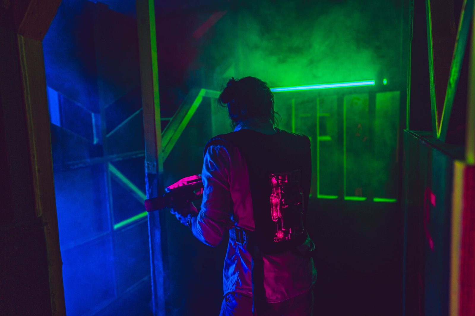 Lasertag i aksjon